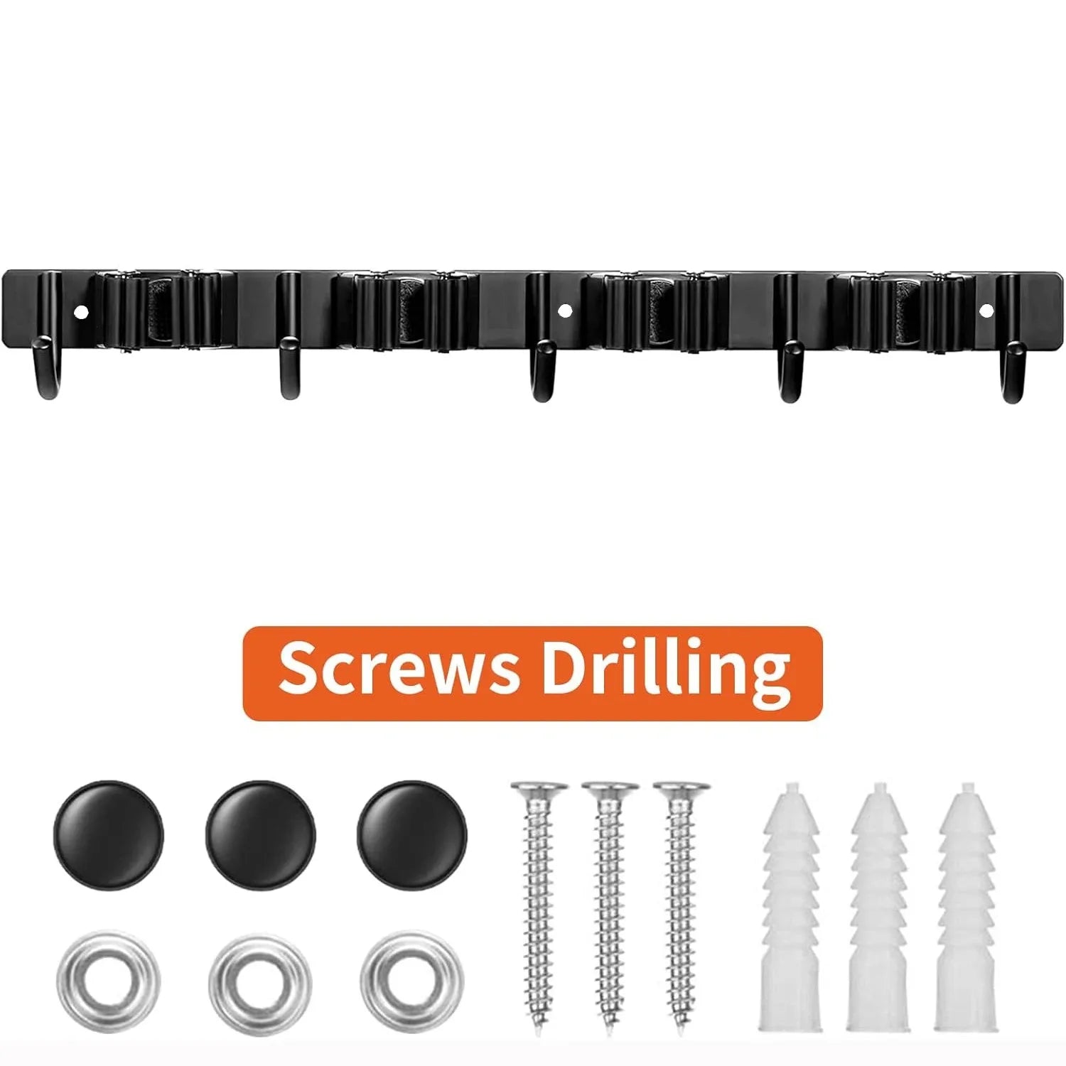 YardRack™ Heavy-Duty Wall-Mounted Garden Tool Organizer