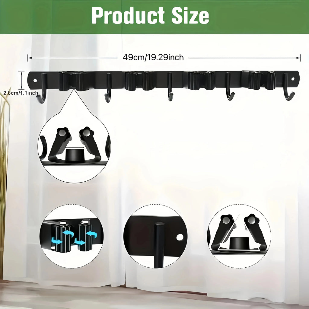 YardRack™ Heavy-Duty Wall-Mounted Garden Tool Organizer