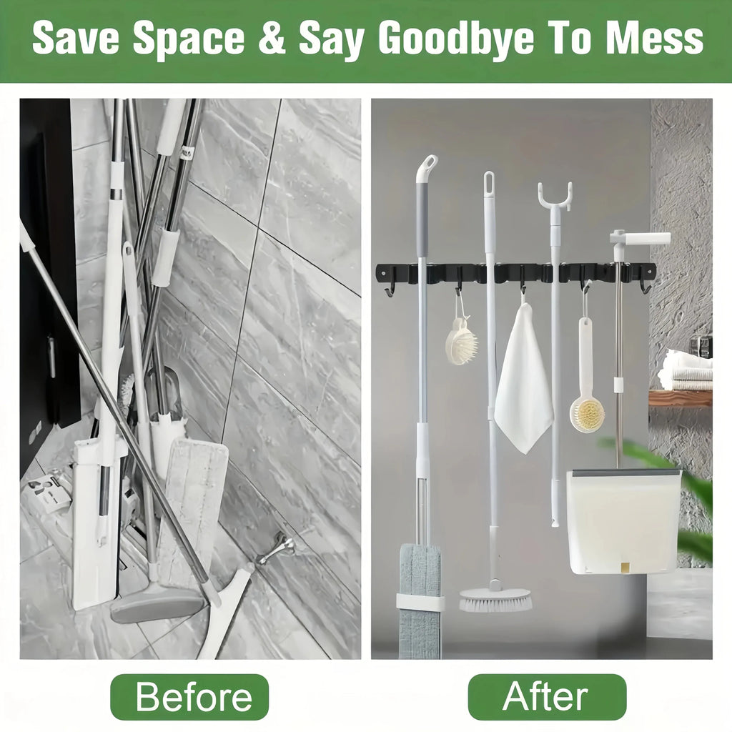 YardRack™ Heavy-Duty Wall-Mounted Garden Tool Organizer